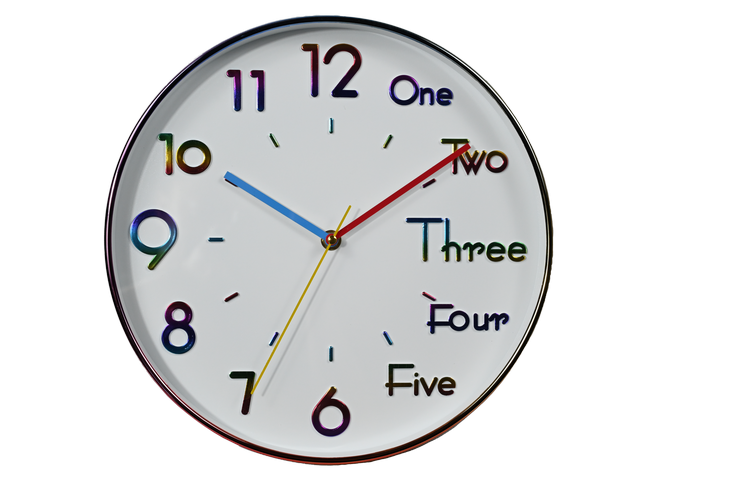 Fashion Colorful 3D Number Series NO2330CDT-J