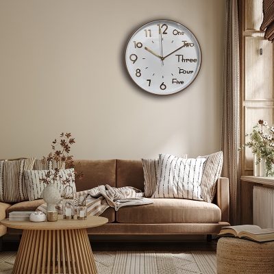 Fashion Beige 3D Numbers Series